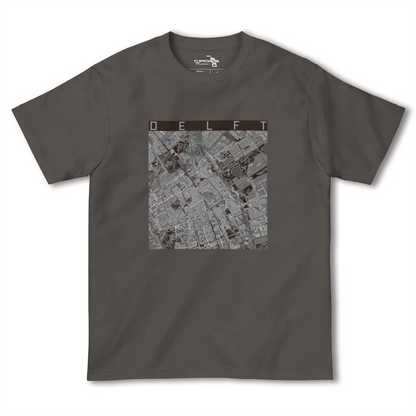 【デルフト（オランダ）】地図柄ヘビーウェイトTシャツ