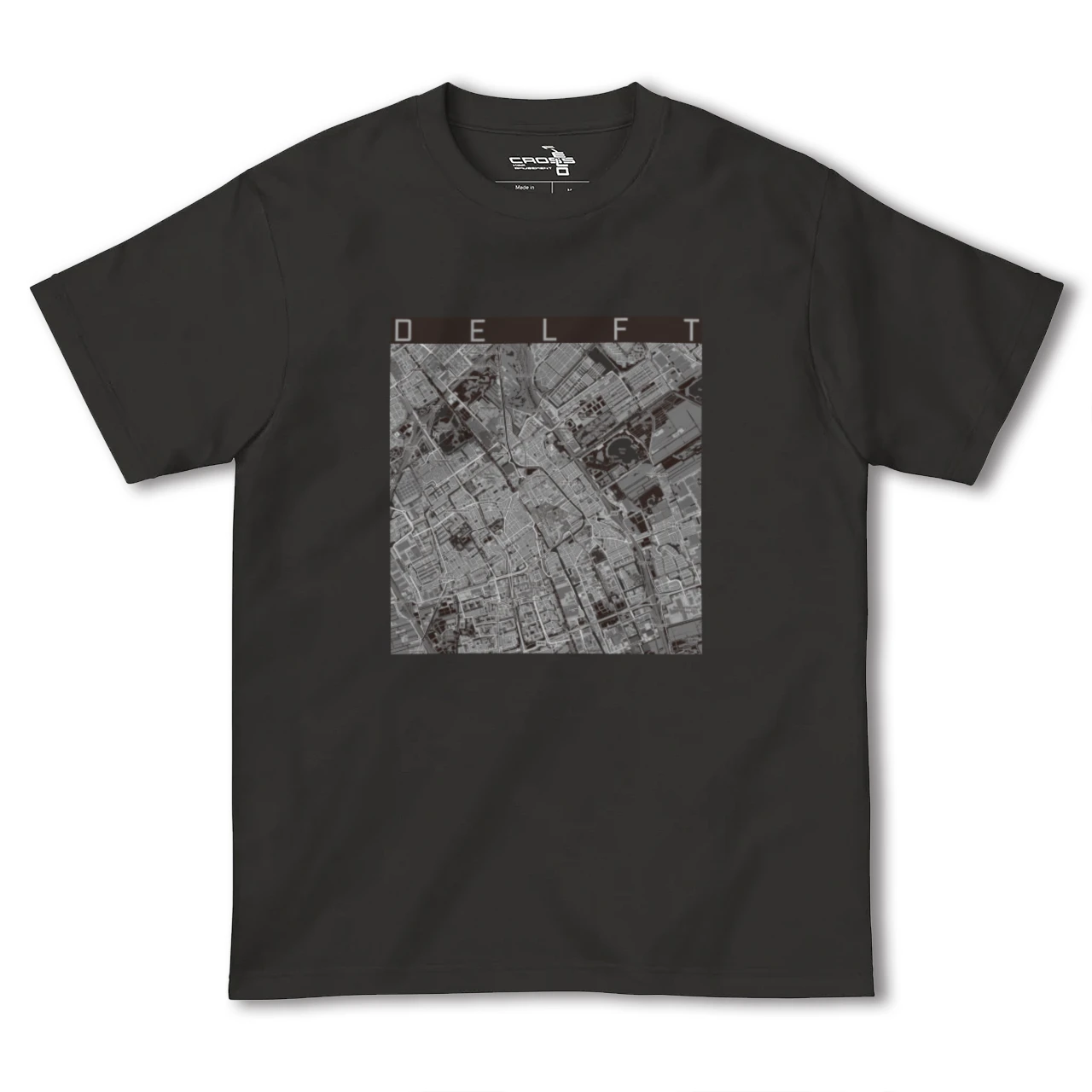 【デルフト（オランダ）】地図柄ヘビーウェイトTシャツ