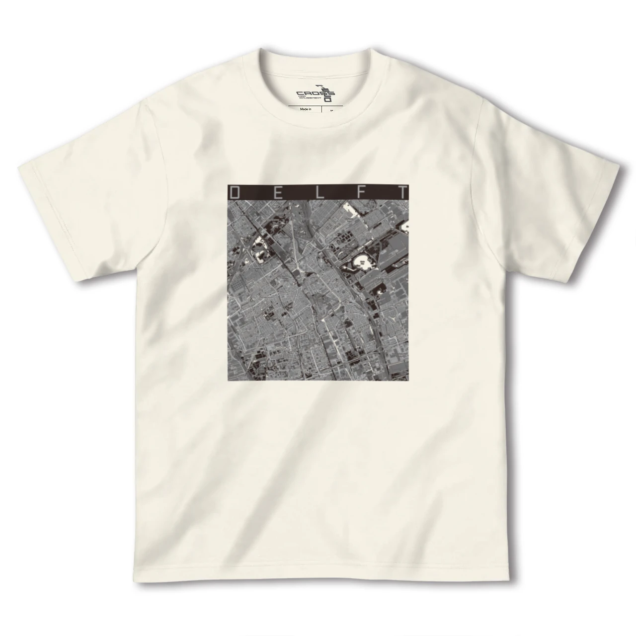 【デルフト（オランダ）】地図柄ヘビーウェイトTシャツ