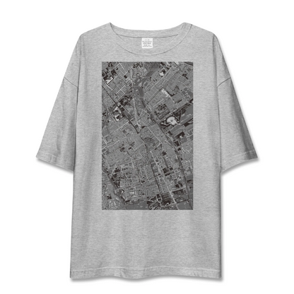 【デルフト（オランダ）】地図柄ビッグシルエットTシャツ