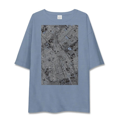 【デルフト（オランダ）】地図柄ビッグシルエットTシャツ