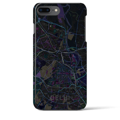 【デリー（インド）】地図柄iPhoneケース（バックカバータイプ）