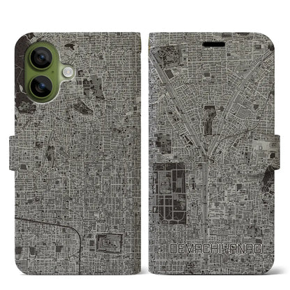 【出町柳（京都府）】地図柄iPhoneケース（手帳タイプ）