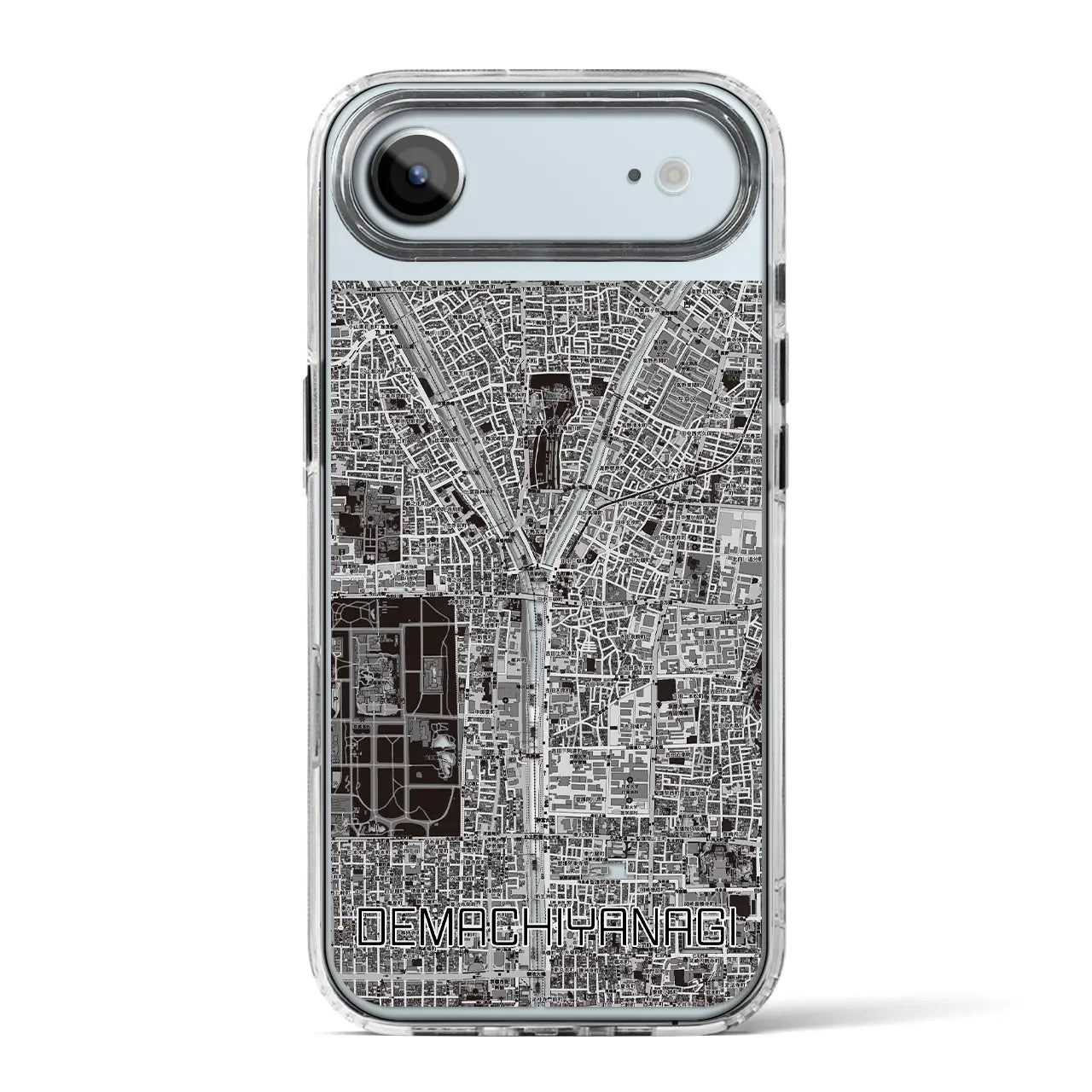 【出町柳（京都府）】地図柄iPhoneケース（MagSafeタイプ）