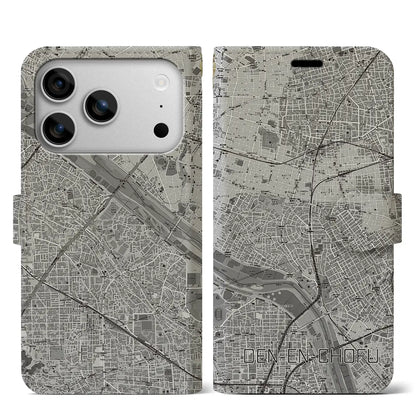 【田園調布（東京都）】地図柄iPhoneケース（手帳タイプ）