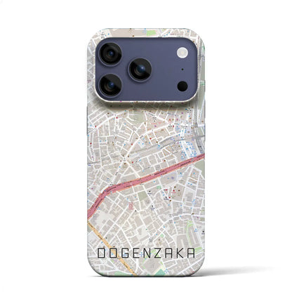 【道玄坂（東京都）】地図柄iPhoneケース（バックカバータイプ）