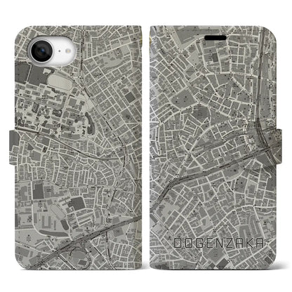 【道玄坂（東京都）】地図柄iPhoneケース（手帳タイプ）