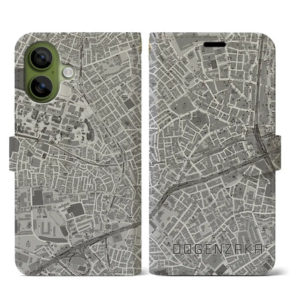 【道玄坂（東京都）】地図柄iPhoneケース（手帳タイプ）