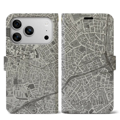 【道玄坂（東京都）】地図柄iPhoneケース（手帳タイプ）