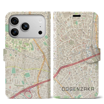 【道玄坂（東京都）】地図柄iPhoneケース（手帳タイプ）