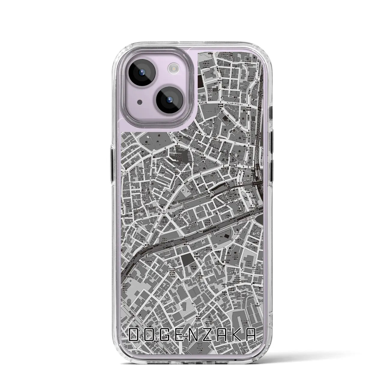 【道玄坂（東京都）】地図柄iPhoneケース（MagSafeタイプ）