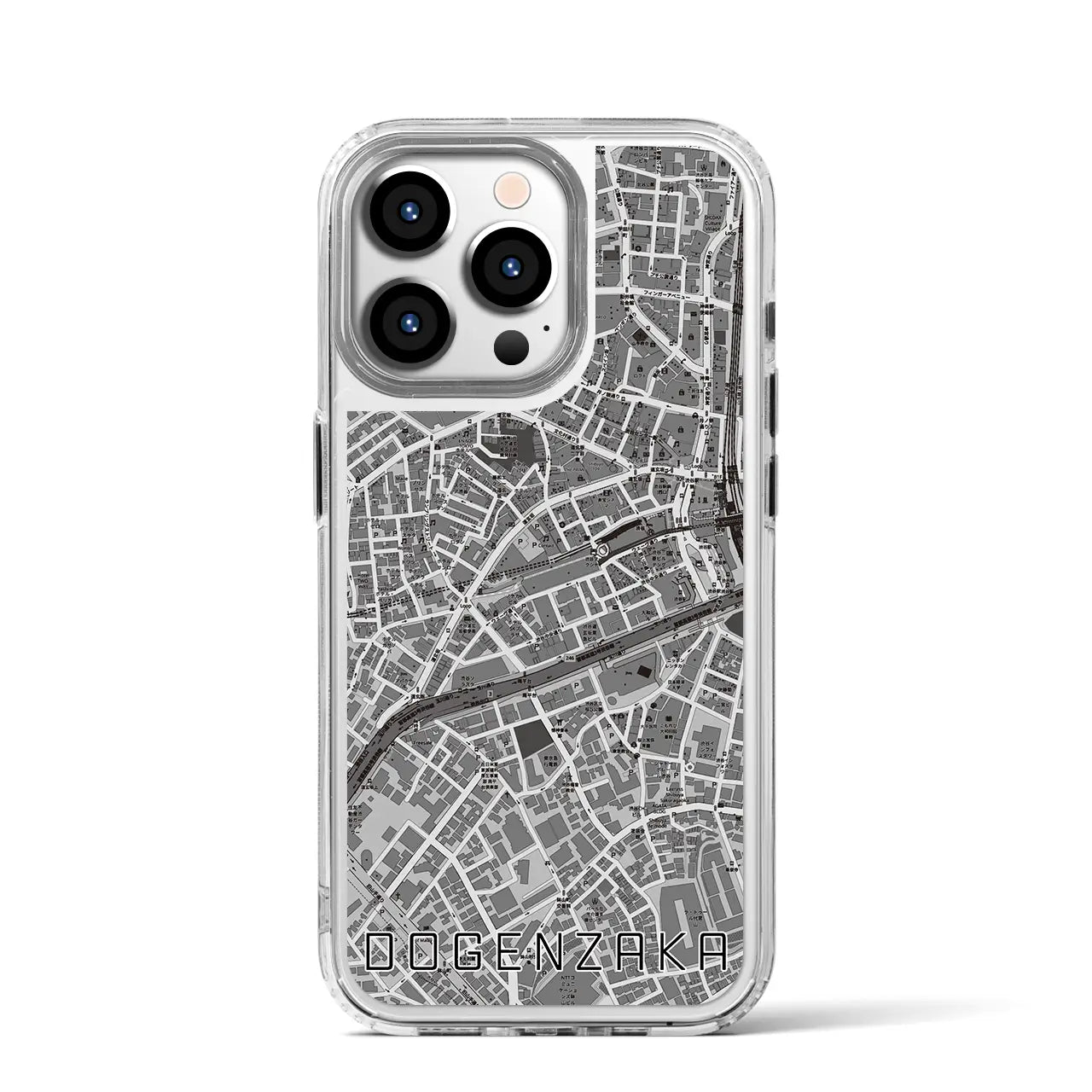 【道玄坂（東京都）】地図柄iPhoneケース（MagSafeタイプ）