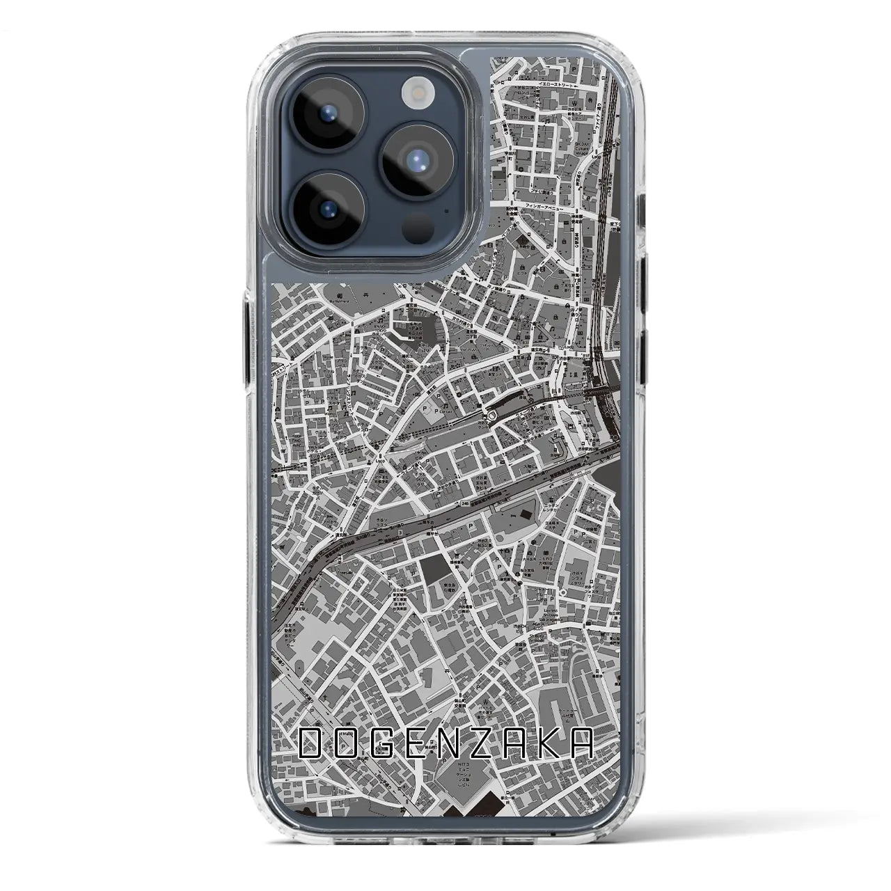 【道玄坂（東京都）】地図柄iPhoneケース（MagSafeタイプ）