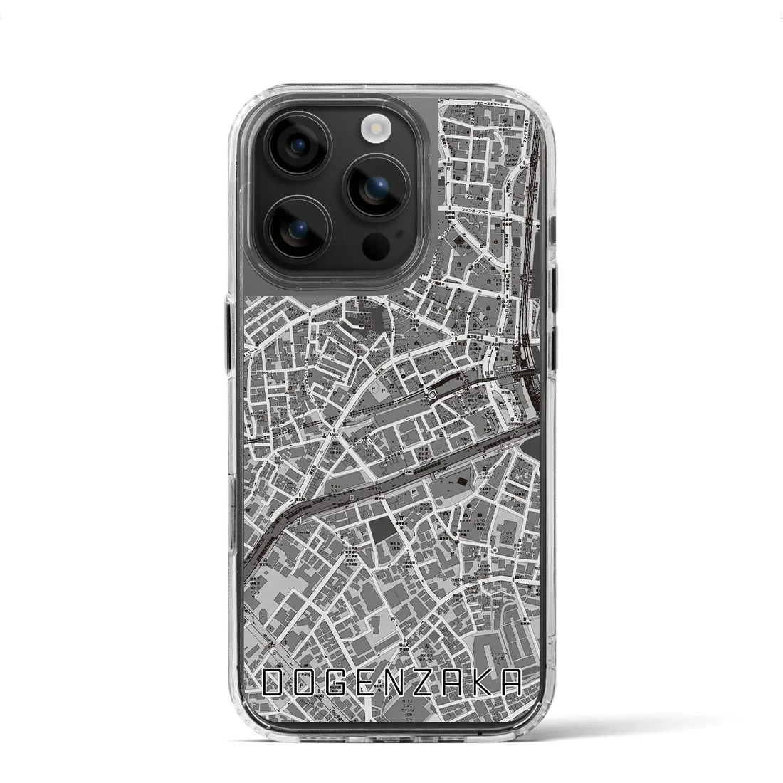 【道玄坂（東京都）】地図柄iPhoneケース（MagSafeタイプ）