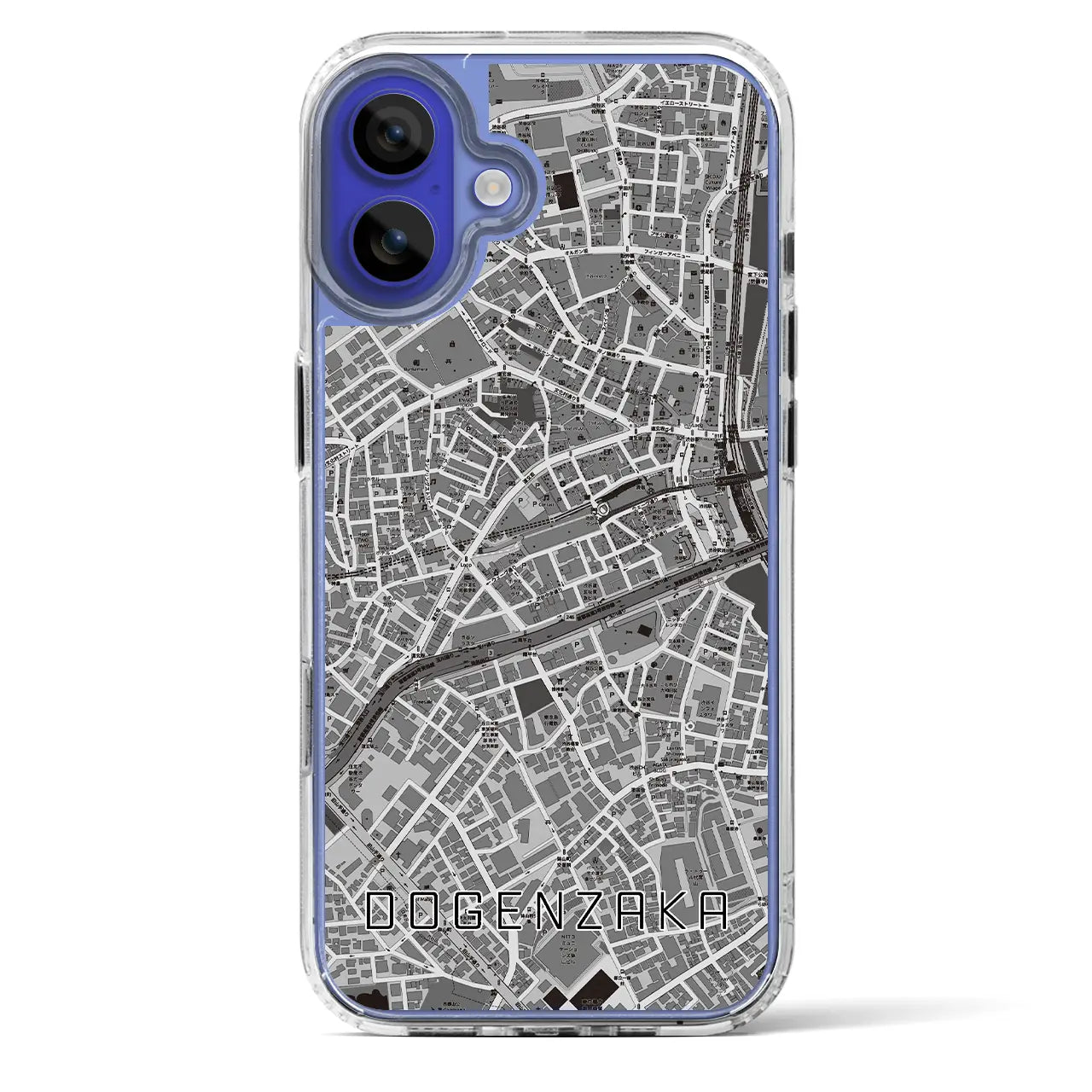 【道玄坂（東京都）】地図柄iPhoneケース（MagSafeタイプ）