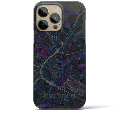 【ドレスデン（ドイツ）】地図柄iPhoneケース（バックカバータイプ）