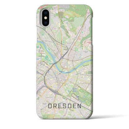 【ドレスデン（ドイツ）】地図柄iPhoneケース（バックカバータイプ）