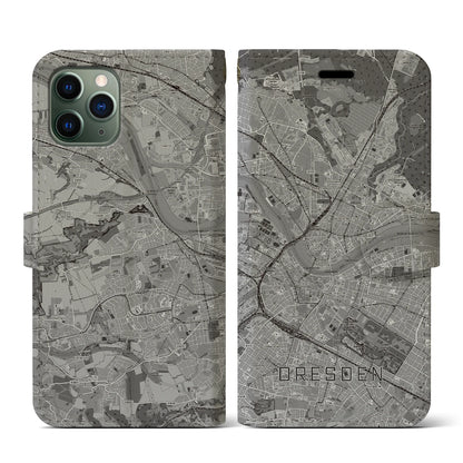 【ドレスデン（ドイツ）】地図柄iPhoneケース（手帳タイプ）