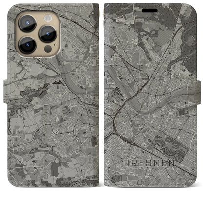 【ドレスデン（ドイツ）】地図柄iPhoneケース（手帳タイプ）