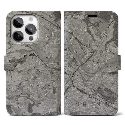 【ドレスデン（ドイツ）】地図柄iPhoneケース（手帳タイプ）