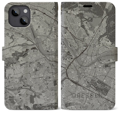 【ドレスデン（ドイツ）】地図柄iPhoneケース（手帳タイプ）