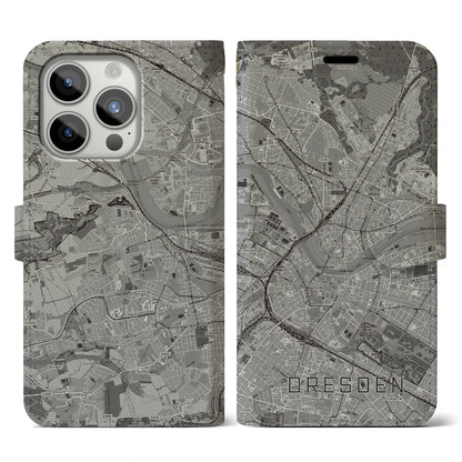 【ドレスデン（ドイツ）】地図柄iPhoneケース（手帳タイプ）