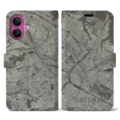 【ドレスデン（ドイツ）】地図柄iPhoneケース（手帳タイプ）