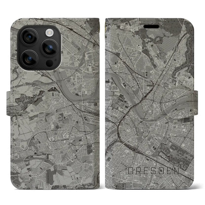 【ドレスデン（ドイツ）】地図柄iPhoneケース（手帳タイプ）