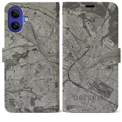 【ドレスデン（ドイツ）】地図柄iPhoneケース（手帳タイプ）
