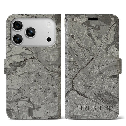 【ドレスデン（ドイツ）】地図柄iPhoneケース（手帳タイプ）