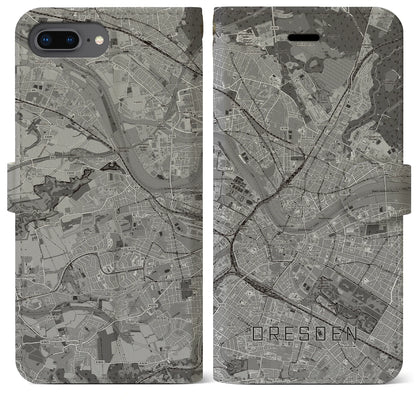 【ドレスデン（ドイツ）】地図柄iPhoneケース（手帳タイプ）