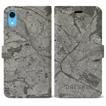 【ドレスデン（ドイツ）】地図柄iPhoneケース（手帳タイプ）
