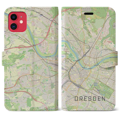 【ドレスデン（ドイツ）】地図柄iPhoneケース（手帳タイプ）