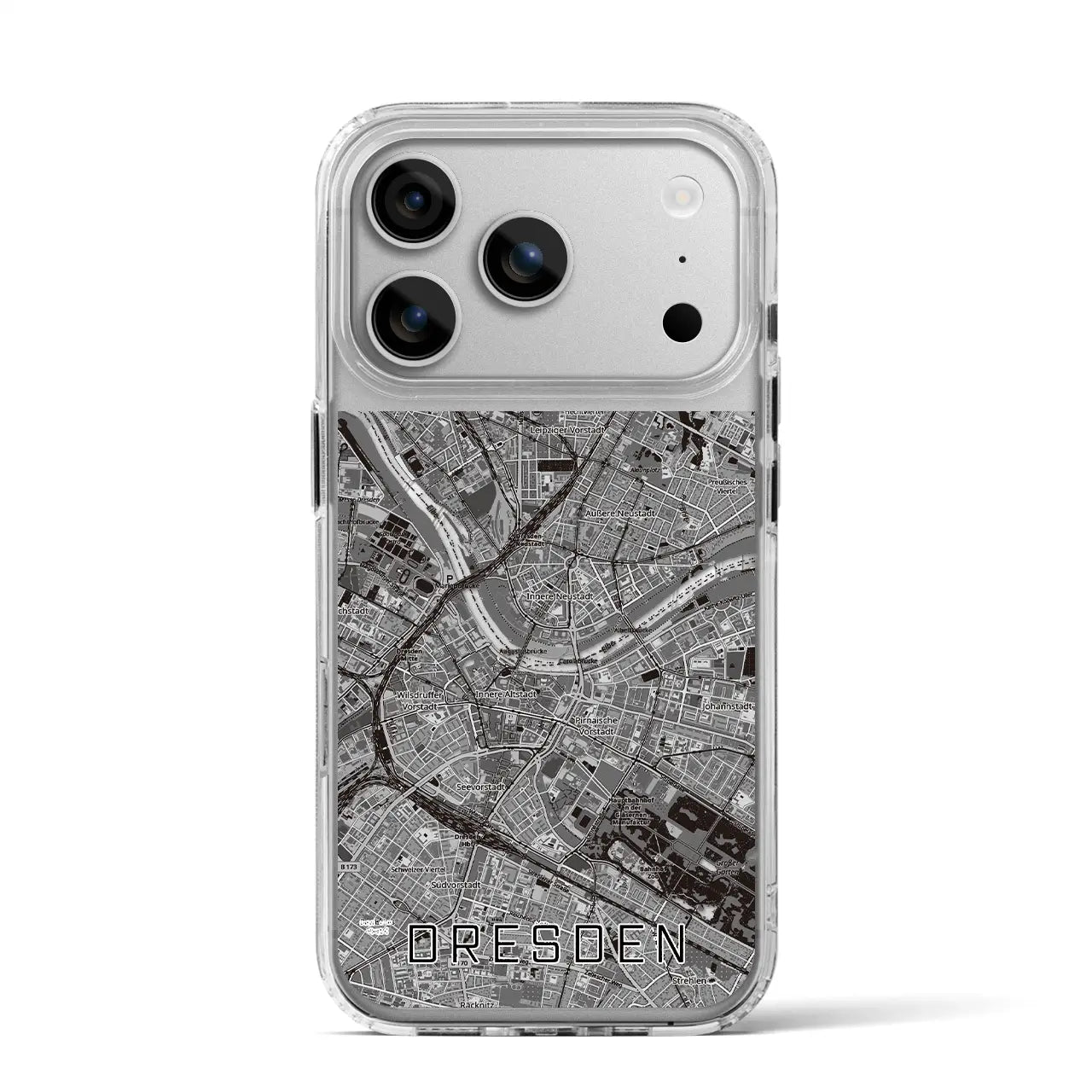 【ドレスデン（ドイツ）】地図柄iPhoneケース（MagSafeタイプ）