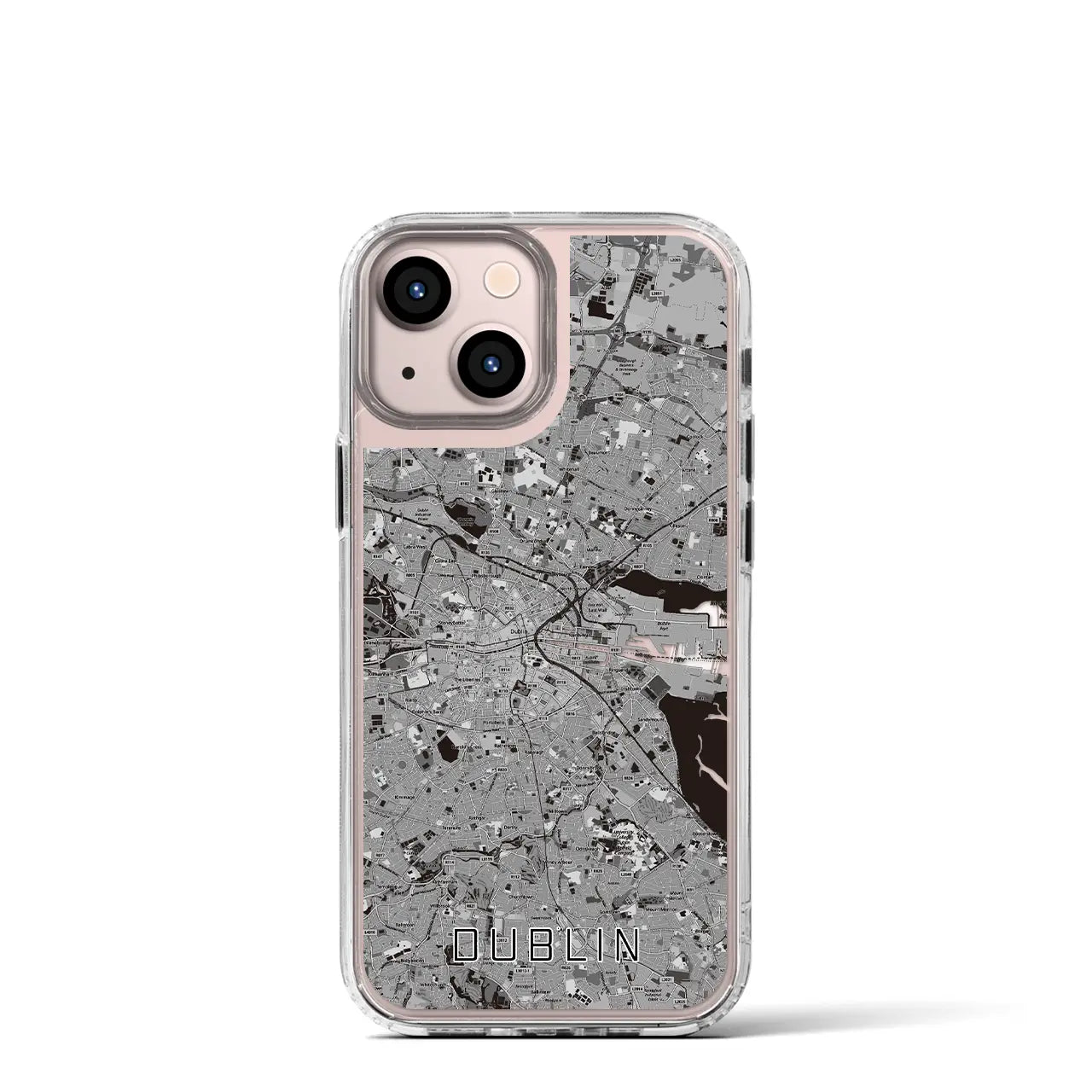 【ダブリン（アイルランド）】地図柄iPhoneケース（MagSafeタイプ）