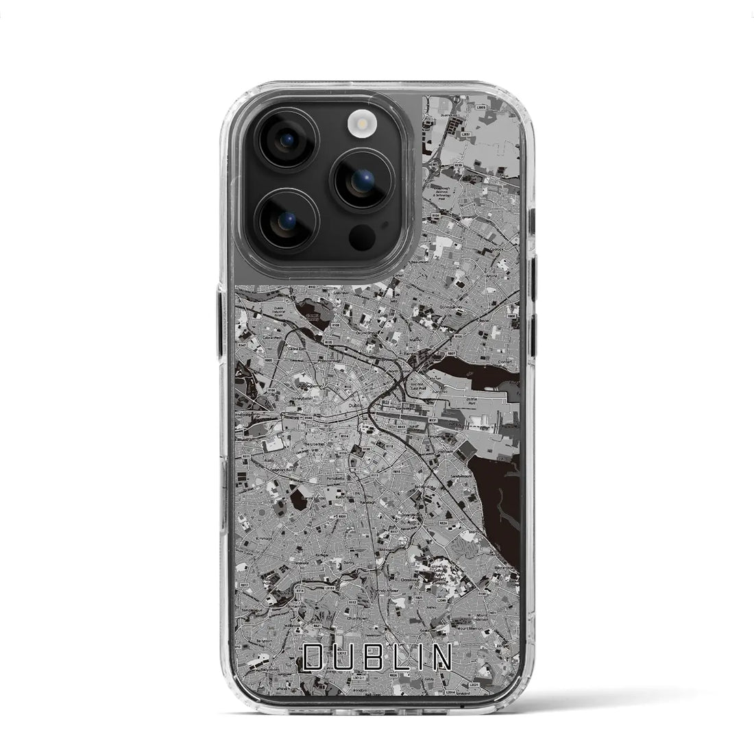 【ダブリン（アイルランド）】地図柄iPhoneケース（MagSafeタイプ）