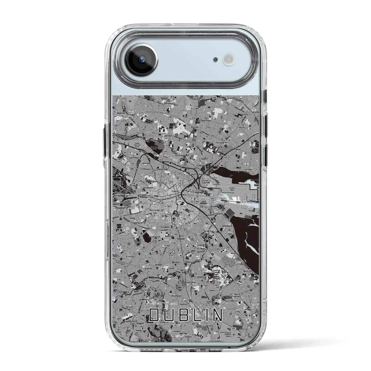 【ダブリン（アイルランド）】地図柄iPhoneケース（MagSafeタイプ）