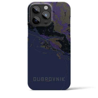 【ドゥブロヴニク（クロアチア）】地図柄iPhoneケース（バックカバータイプ）
