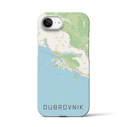 【ドゥブロヴニク（クロアチア）】地図柄iPhoneケース（バックカバータイプ）