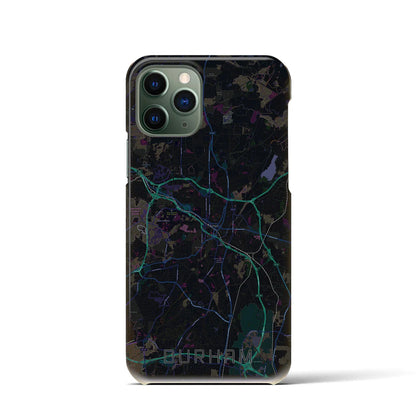 【ダーラム（アメリカ）】地図柄iPhoneケース（バックカバータイプ）