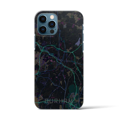 【ダーラム（アメリカ）】地図柄iPhoneケース（バックカバータイプ）