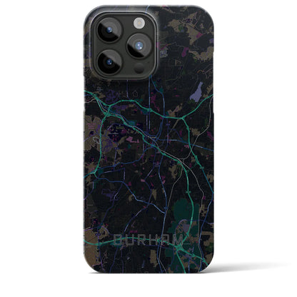 【ダーラム（アメリカ）】地図柄iPhoneケース（バックカバータイプ）