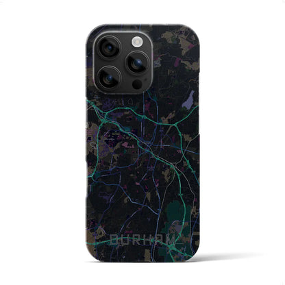 【ダーラム（アメリカ）】地図柄iPhoneケース（バックカバータイプ）