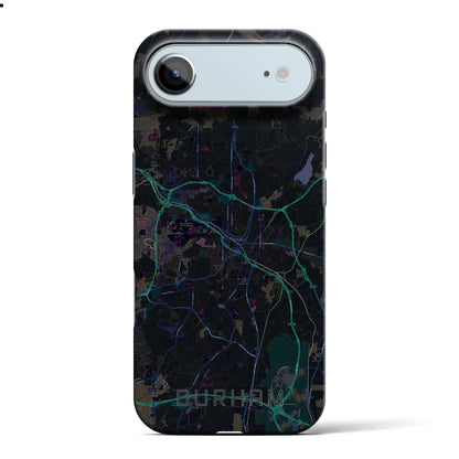 【ダーラム（アメリカ）】地図柄iPhoneケース（バックカバータイプ）