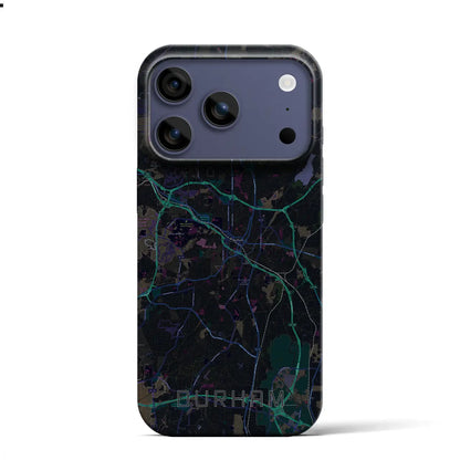 【ダーラム（アメリカ）】地図柄iPhoneケース（バックカバータイプ）