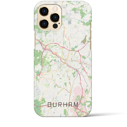 【ダーラム（アメリカ）】地図柄iPhoneケース（バックカバータイプ）