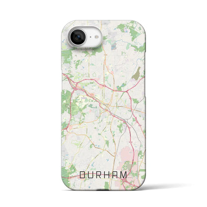 【ダーラム（アメリカ）】地図柄iPhoneケース（バックカバータイプ）