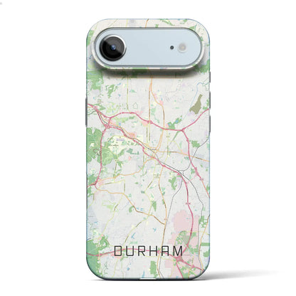【ダーラム（アメリカ）】地図柄iPhoneケース（バックカバータイプ）