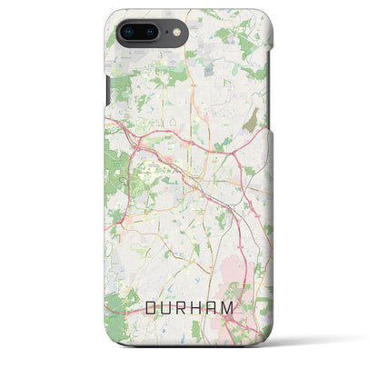 【ダーラム（アメリカ）】地図柄iPhoneケース（バックカバータイプ）