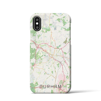 【ダーラム（アメリカ）】地図柄iPhoneケース（バックカバータイプ）